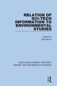 Routledge Library Editions: Library and Information Science