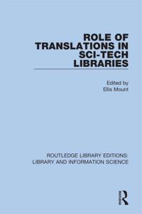 Routledge Library Editions: Library and Information Science
