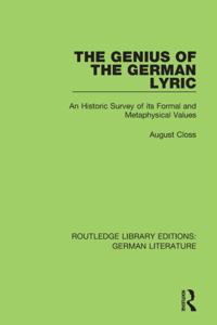 Routledge Library Editions: German Literature
