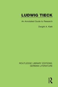 Routledge Library Editions: German Literature