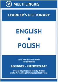 English-Polish (the Step-Theme-Arranged Learner's Dictionary, Steps 1 - 4)