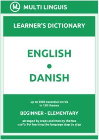 English-Danish (the Step-Theme-Arranged Learner's Dictionary, Steps 1 - 2)