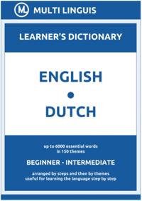 English-Dutch (the Step-Theme-Arranged Learner's Dictionary, Steps 1 - 4)
