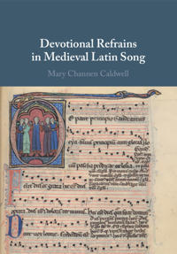 Kirjan kansi "Devotional Refrains in Medieval Latin Song"