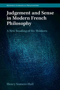 Kirjan kansi "Judgement and Sense in Modern French Philosophy"