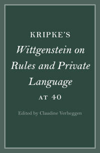 Kirjan kansi "Kripke's Wittgenstein on Rules and Private Language at 40"