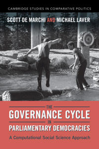 Kirjan kansi "The Governance Cycle in Parliamentary Democracies"