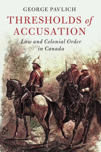 Kirjan kansi "Thresholds of Accusation"