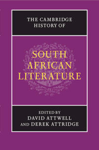 Kirjan kansi "The Cambridge History of South African Literature"