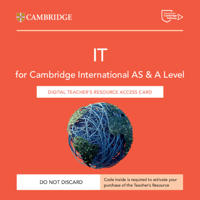 Bokomslag for "Cambridge International AS & A Level IT Digital Teacher's Resource Access Card"