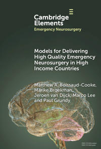 Bokomslag för "Models for Delivering High Quality Emergency Neurosurgery in High Income Countries"