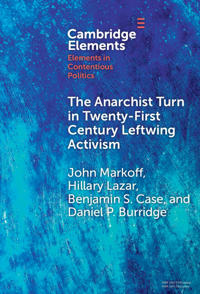 Kirjan kansi "The Anarchist Turn in Twenty-First Century Leftwing Activism"