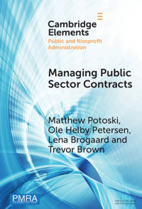 Bokomslag för "Managing Public Sector Contracts"