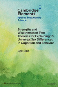 Bokomslag för "Strengths and Weaknesses of Two Theories for Explaining 15 Universal Sex Differences in Cognition and Behavior"