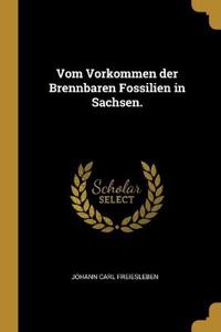 Vom Vorkommen der Brennbaren Fossilien in Sachsen.