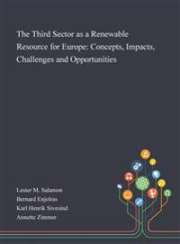 The Third Sector as a Renewable Resource for Europe