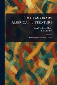 Kirjan kansi "Contemporary American Literature"