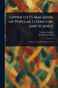 Bokomslag for "Lippincott's Magazine of Popular Literature and Science"