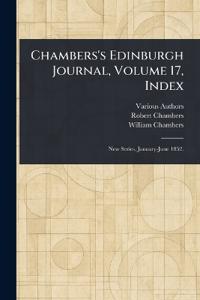 Chambers's Edinburgh Journal, Volume 17, Index