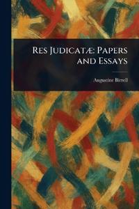 Res Judicatæ