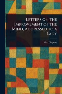 Kirjan kansi "Letters on the Improvement of the Mind, Addressed to a Lady"
