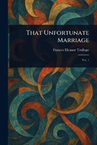 That Unfortunate Marriage