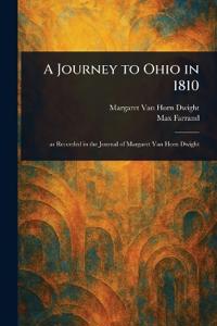Kirjan kansi "A Journey to Ohio in 1810"