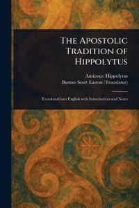 Kirjan kansi "The Apostolic Tradition of Hippolytus"