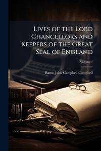 Kirjan kansi "Lives of the Lord Chancellors and Keepers of the Great Seal of England"