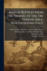 Bokomslag för "Marine Reptiles From the Triassic of the Tre Venezie Area, Northeastern Italy"
