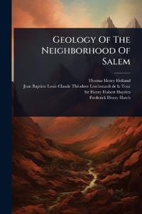 Kirjan kansi "Geology Of The Neighborhood Of Salem"