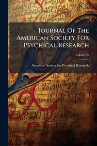 Journal Of The American Society For Psychical Research