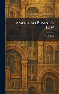 Kirjan kansi "American Business Law"