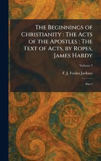 The Beginnings of Christianity