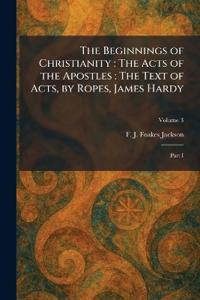 Bokomslag för "The Beginnings of Christianity"