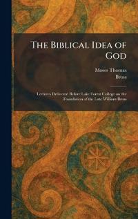 Bokomslag för "The Biblical Idea of God"