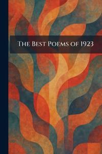 Bokomslag för "The Best Poems of 1923"