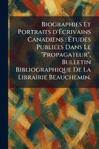 Bokomslag för "Biographies Et Portraits d'Ãcrivains Canadiens"