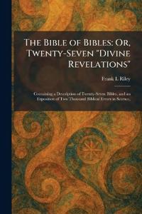 Bokomslag för "The Bible of Bibles"