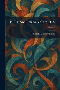 Bokomslag för "Best American Stories"