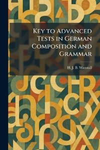 Bokomslag för "Key to Advanced Tests in German Composition and Grammar"