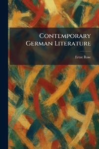Contemporary German Literature