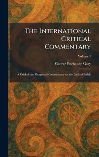 The International Critical Commentary
