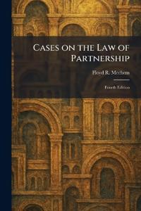 Kirjan kansi "Cases on the Law of Partnership"