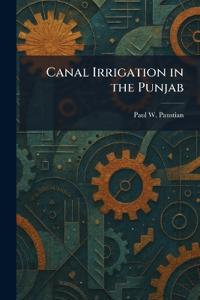 Canal Irrigation in the Punjab