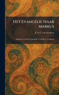 Het Evangelie Naar Markus