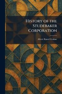 Kirjan kansi "History of the Studebaker Corporation"