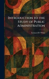 Kirjan kansi "Introduction to the Study of Public Administration"