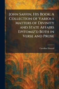 John Saffin, His Book