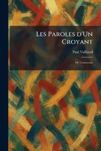 Les Paroles d'Un Croyant
